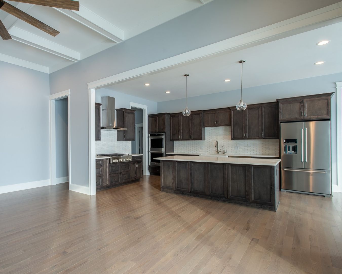 Kitchen hardwood flooring